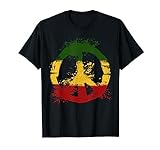 Reggae Musik Rastafari Peace Rasta Jamaica Geschenk T-Shirt
