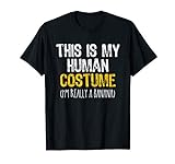 This Is My Human Costume Banana Halloween Bananenkostüm T-Shirt