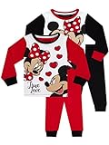 Disney Mädchen Schlafanzug Minnie Mouse 2 Pack Mehrfarbig 104