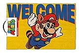 Pyramid GP85157 Fußmatte Super Mario Welcome, Mehrfarbig, 40 x 60 cm