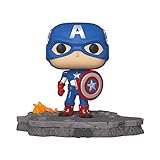 Funko POP! Deluxe: Marvel Avengers - Captain America - (Assemble) - Vinyl-Sammelfigur - Geschenkidee - Offizielle Handelswaren - Spielzeug Für Kinder Und Erwachsene - Movies Fans