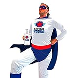 Generique - Super Captain Vodka Kostüm für Erwachsene bunt