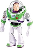 Mattel GGX30 - Toy Story 4 Buzz Lightyear mit Schild Spielzeug Action Figur, ab 3 Jahren, 17 cm