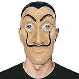 Goods & Gadgets Salvador Dali Maske - Anonymous Mask - Halloween Karneval Gesichtsmaske Surrealismus Verkleidung (Salvador Dali)