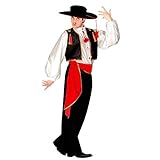Widmann - Kostüm Joaquin, Hemd, Weste, Hose, Gürtel, Hut, Spanier, Flamenco-Tänzer, Stierkämpfer, Torero, Motto-Party, Karneval