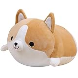 Anime Plushie Shiba Inu Hugging Pillow Shiba Plushie Toy Cute Corgi Plushie Kuscheltier Hund Tiere Spielzeug Süßer Plüsch Shiba Inu Spielzeug Plüschtier Weicher Plüsch Liegend Schlafplüsch 19,6 zoll