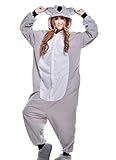 wotogold Damen Tier Koala Pyjamas Cosplay Kostüme X-Large Grau