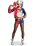 KULTFAKTOR GmbH Harley Quinn-Kostüm für Damen Suicide Squad Lizenzware bunt M
