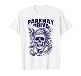 Parkway Drive – Offizieller Merchandise-Artikel – Surfer Skull – Weiß T-Shirt