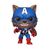 Funko POP! Marvel: Year of The Shield - Captain America Capwolf - Marvel Comics - Amazon-Exklusiv - Vinyl-Sammelfigur - Geschenkidee - Offizielle Handelswaren - Comic Books Fans