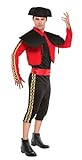 Karneval-Klamotten Spanier Kostüm Herren Torero Matador Kostüm MIT Hut Karneval Spanien Herren-Kostüm