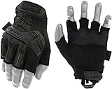 Mechanix Herren Wear M-pact Covert Vingerloze handschoenen (groot, volledig zwart) Fingerlose Einsatzhandschuhe, Covert, L EU