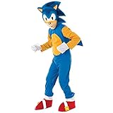 Rubie's Official Sonic der irre Igel Kinder-Kostüm, Blau, Größe M (5 - 6 Jahre)