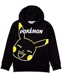 Pokemon Hoodie Jungen Kinder Game Geschenke Pikachu Black Pullover Pullover 7-8 Jahre