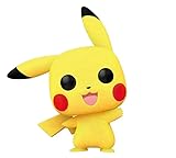 Funko Pop! Games Pokemon Pikachu (Sitting)(Flocked) Zavvi 553
