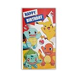 Danilo Promotions Pokemon Offizielle Geburtstagskarte, Happy Birthday, mehrfarbig, PK019