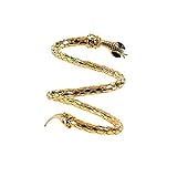 shoperama Armreif Schlange Gold Kostüm-Zubehör für Ägypterin Kleopatra Schmuck Pharaonin Armband