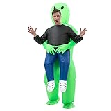 Geerypsy Alien entführung Kostüm Aufblasbares Kostüm Erwachsene für Halloween Weihnachten Cosplay Party
