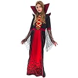 Spooktacular Creations Royal Vampir Kostüm für Mädchen Deluxe Set Halloween gotisch Viktorianische Vampirin Queen Dress Up Party (Medium)