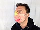 Rubber Johnnies TM Rhino Half-Face-Maske aus Latex Tier Kostüm/Fetisch-Hirsch-Design Masquerade
