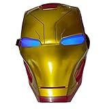 morningsilkwig Superhelden Maske Ironman Maschera Halloween Maske Party mask Iron Man Kinder
