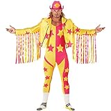Morph Lizensiert Klassik WWE Macho Man Randy Savage Gelb Karneval Kostüm Herren