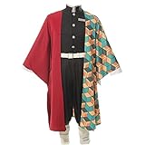 Fiamll Giyuu Cosplay Kostüm Tomioka Giyuu Cosplay Outfit für Japanischer Anime Kimono demon cosplay XL