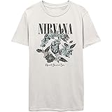Nirvana Heart Shape Box Männer T-Shirt weiß L 100% Baumwolle Band-Merch, Bands
