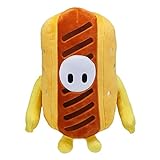 Fall Guys 62551 30 cm Plüschfigur Hotdog aus dem Videospiel Ultimate Knockout” aus superweichem Premium-Plüsch, insgesamt 3 Figuren zum Sammeln in Serie 1, offizieller Merchandise