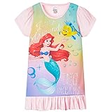 Disney Prinzessin Mädchen Nachtwäsche Nachthemd Kinder, TV-Figuren, Cartoons(3/4 Jahre, Arielle Meerjungfrau)