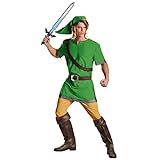 Disguise Offizielles Nintendo Link Legend of Zelda Kostüm Herren Faschingskostüme Männer Erwachsene Karneval Geburstag M