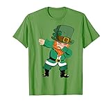 Dabbing Leprechaun St Patricks Day Kostüm Irischer Kobold T-Shirt