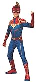 Rubie's 700594 - Offizieller Captain Marvel - Hero Anzug, Kinderkostüm