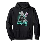 Marvel Guardians Of The Galaxy Groot Tape Portrait Pullover Hoodie