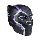 Hasbro Marvel Legends Series Black Panther elektronischer Premium Helm mit Lichtern und klappbaren Linsen, Rollenspielartikel, F3453, Multi