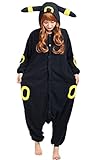Heißes Unisex-Kostüm für Karneval und Halloween, Cosplay Zoo, Einheitsgröße schwarz Umbreon Large