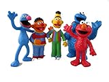 Comansi Sesamstraße Figuren 5'er Set - Grobi, Bert, Ernie, Krümelmonster und Elmo