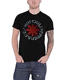 Red Hot Chili Peppers Stencil Black Männer T-Shirt schwarz L