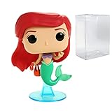 POP Disney Die kleine Meerjungfrau – Arielle mit Tasche Funko Pop! Vinyl-Figur (gebündelt mit kompatibler Pop-Box-Schutzhülle), mehrfarbig, 9,5 cm