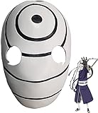 ZLCOS Ninja Anime Obito Tobi Maske japanische Cosplay Maskerade Zubehör Party (transparent), Einheitsgröße