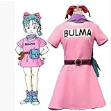 Erwachsene Z Bulma Cosplay Kostüm Sommer Rosa Kleid Frauen Halloween Bulma Cosplay Stiefel Blaue Schuhe Maßgeschneidert in jeder Größe