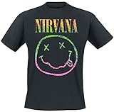 Nirvana Sorbet Ray Männer T-Shirt schwarz XXL 100% Baumwolle Band-Merch, Bands