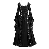 Eaylis MIU Iruma Cosplay-Kostüm Vintage Mittelalterliches Cosplay Bodenkleid Damen Gothic Damenkleid Vegeta-Cosplay-Kostüm