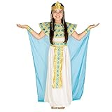TecTake Mädchen Kostüm Cleopatra | Bezauberndes Kleid | inkl. Extravagantem Haarband + Handgelenkschmuck (5-7 Jahre | Nr. 300186)