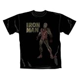 Bravado Just Iron Man,T-Shirt,Größe Xl,Schwarz