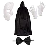 Robelli Phantom der Oper Halloween Kostüm Satz