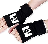 KKSJK My Hero Academia Handschuhe, Winter Warm Unisex Fingerlose Gloves, Stretchy Stricken Handschuhe für MHA Fans Anime-Cosplay, Gaming Tippen