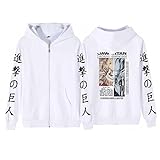 acsewater Attack On Titan Hoodie Eren Yeager Pullover Levi Ackerman Hoodie AOT Casual Streetwear Zipper Hoodie Attack On Titan Strickjacke