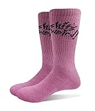 Yungblud Socken Weird! Logo Nue offiziell Herren Rosa Ankle (UK SIZE 7-11) UK Size 7-11