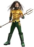 Rubie's Official Deluxe Kinder-Kostüm DC Aquaman der Film, Größe L, Alter 8 - 10 Jahre